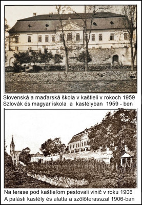 slovenská a maďarská škola v kaštieli 1959.jpg